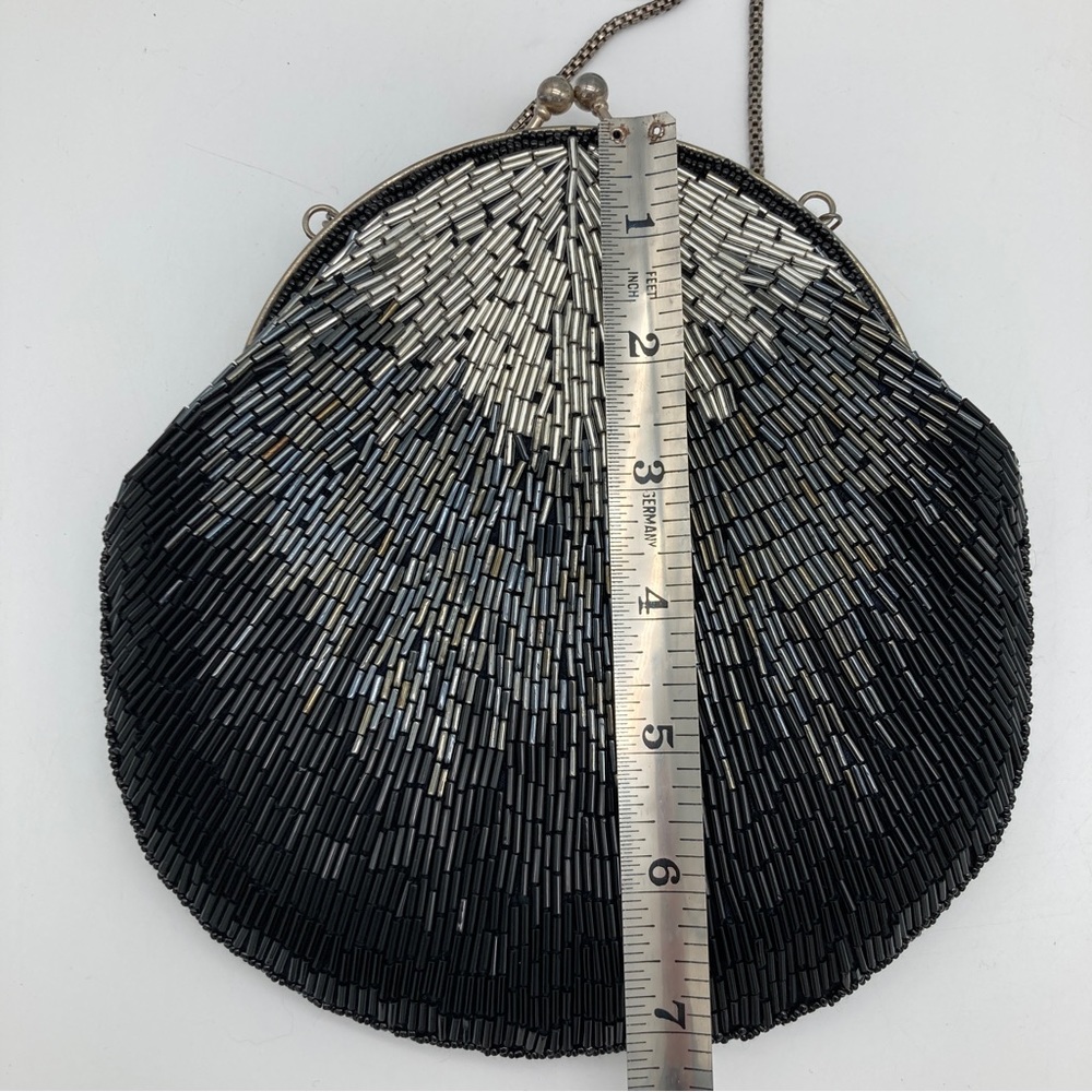 Vintage La Regale Beaded Evening Shoulder Bag with Chain Strap - Picture 7 of 7